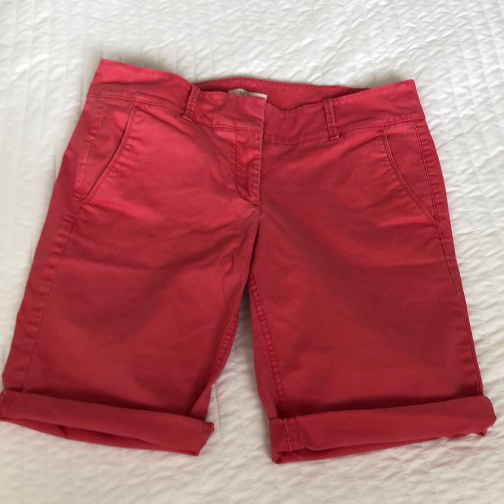 LOFT Coral Pink Shorts